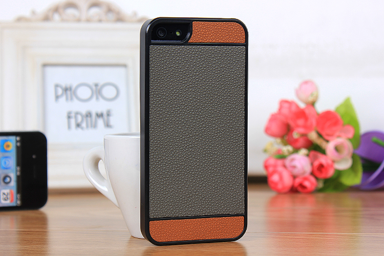 Multi color pu leather back cover case for iPhone5 (8)